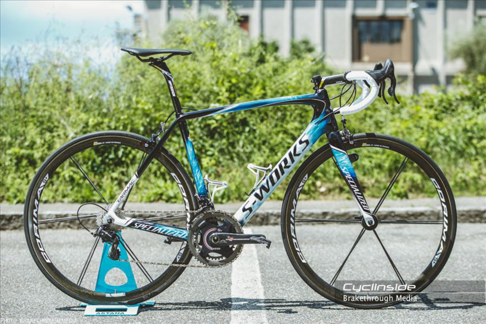Bici dei pro' 2016: La Specialized Tarmac personalizzata per Nibali al Giro